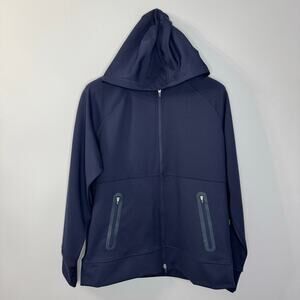 Bonobos Golf The Elements Full Zip Hoodie Sweatshirt Performance Blue Men's L